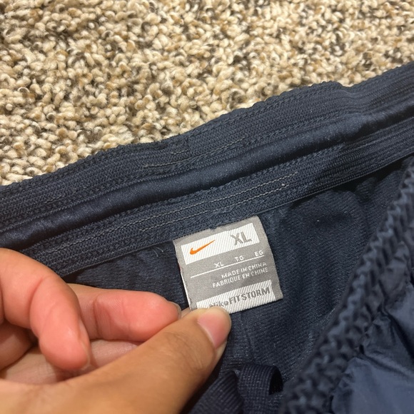 Mens Vintage Navy Nike Track Pants - Picture 3 of 3